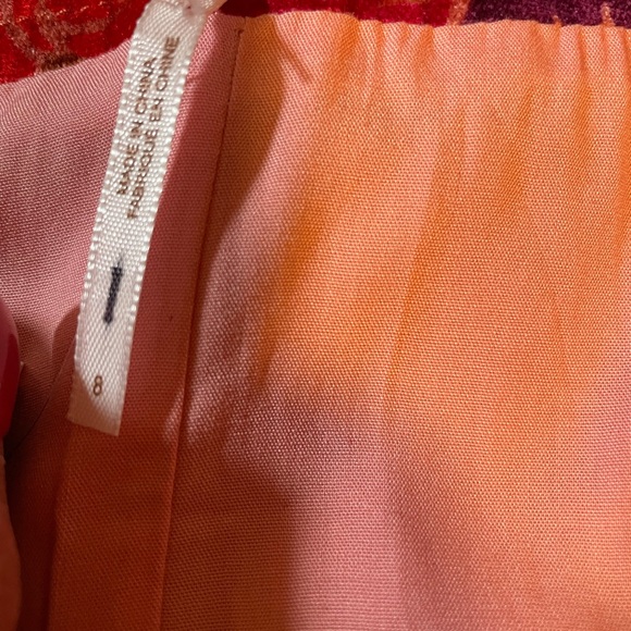 FREE PEOPLE Velvet like Floral Fall Mini Skirt - Picture 6 of 10